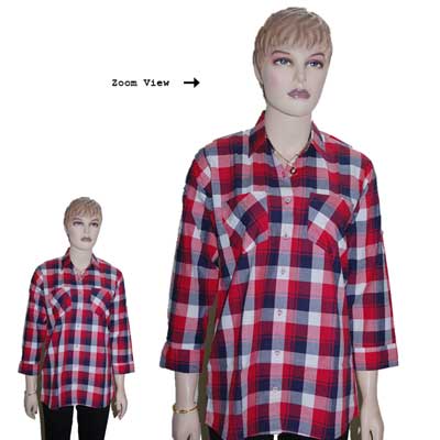 "Multi Color Checks Designer Shirt - JFM-29 - Click here to View more details about this Product